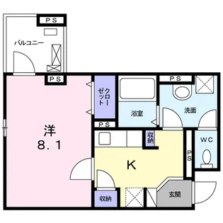 セレノ カーサ・MK【2階】の間取り