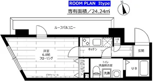ステージファースト池尻大橋【7階】の間取り