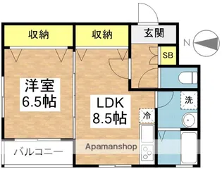ティーエス代沢【2階】の間取り