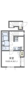 クレイノ花水木【2階】の間取り