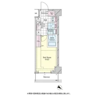シェル品川戸越【3階】の間取り