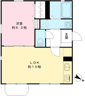 WHITE HOUSE ホワイトハウス【102号室号室】の間取り