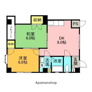ツカサ3【301号室】の間取り