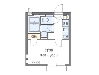 クレイノシンコーポ南烏山【3階】の間取り