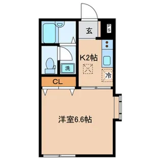 東京都世田谷区祖師谷3丁目【アパート】の間取り