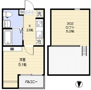 スターク上石神井【3階】の間取り