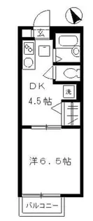 ベルテ中目黒【1階】の間取り