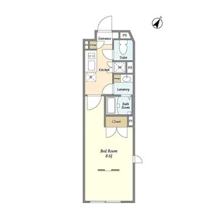 LA PERLA SASAZUKAⅡ【3階】の間取り