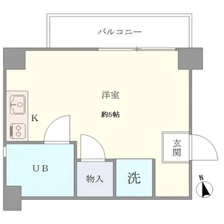 市谷ハイム【1階】の間取り