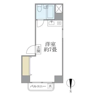ハウスチェリー上馬【5階】の間取り