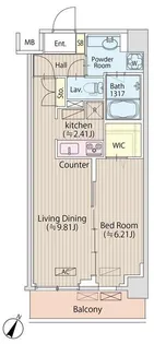 SASAZUKA TODAY【3階】の間取り