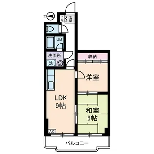 エレガンス綾瀬4【2階】の間取り