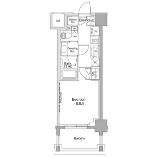 ザ・パークハビオ西大井【3階】の間取り
