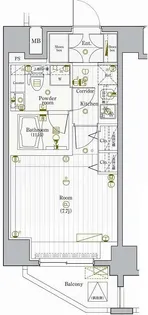PREMIUM CUBE G 駒沢大学【10階】の間取り