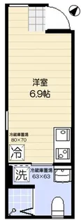 たすきCRASSO武蔵小山【1階】の間取り
