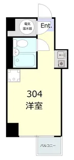 ハイツ芝大門【3階】の間取り