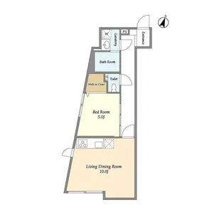 EST LARGO KOMAZAWAⅡ【1階】の間取り