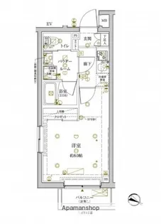 クレイシアIDZ学芸大学【5階】の間取り