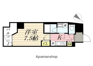 GRANPASEO麻布十番【13階】の間取り
