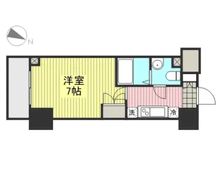 レジディア笹塚Ⅱ【15階】の間取り