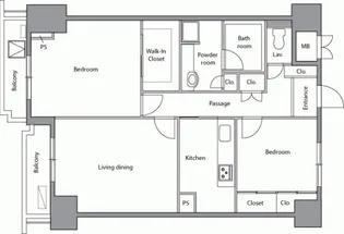 レジディア目白【8階】の間取り