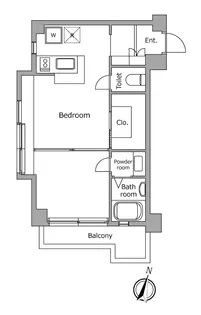 レジディア代々木Ⅱ【3階】の間取り