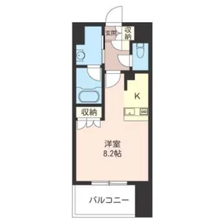 オーキッドレジデンス品川【3階】の間取り