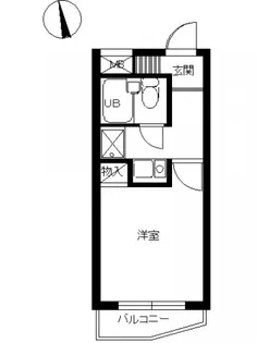スカイコート駒沢公園【202号室号室】の間取り