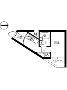スカイコート新宿第3【301号室号室】の間取り