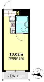 メゾン・ド・オルジュ【4階】の間取り