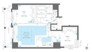 ZOOM白金台【11階】の間取り