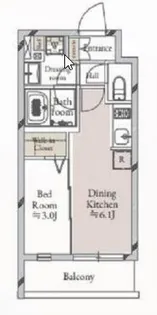 JMFレジデンス学芸大学【2階】の間取り