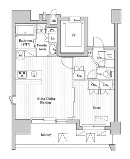 アークマーク大森町アジールコート【12階】の間取り