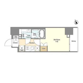 ベラスウィータ戸越【11階】の間取り