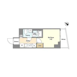 プライマル戸越銀座【7階】の間取り