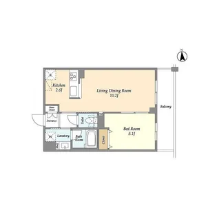 LIBR GRANT世田谷等々力【1階】の間取り