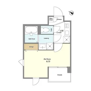 DELCCS田園調布【3階】の間取り