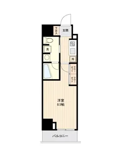 アジールコート雪が谷大塚【9階】の間取り