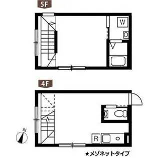 プロト西小山【4階】の間取り