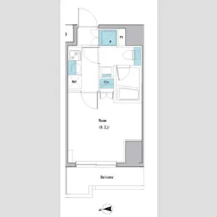 プレミアムキューブ大森本町【11階】の間取り