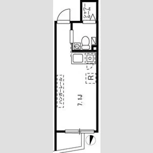プロト大岡山【002号室】の間取り