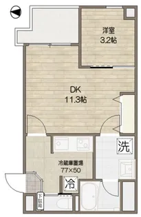 ムジーク北参道【10階】の間取り