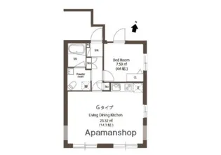 ドムス・スタイル目黒不動前【5階】の間取り