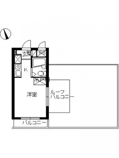 スカイコート都立大学【406号室号室】の間取り