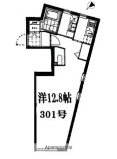 広尾フェリシタ【2階】の間取り
