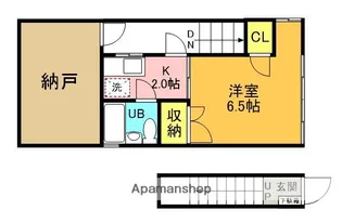 浅川方【7号室】の間取り