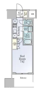 ルフォンブランシェ品川南大井【11階】の間取り