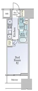 ルフォンブランシェ品川南大井【11階】の間取り