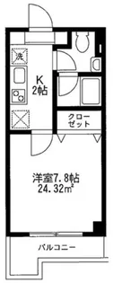 マーサ池上【0407号室】の間取り