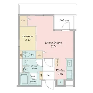 ローレルフラット【3階】の間取り